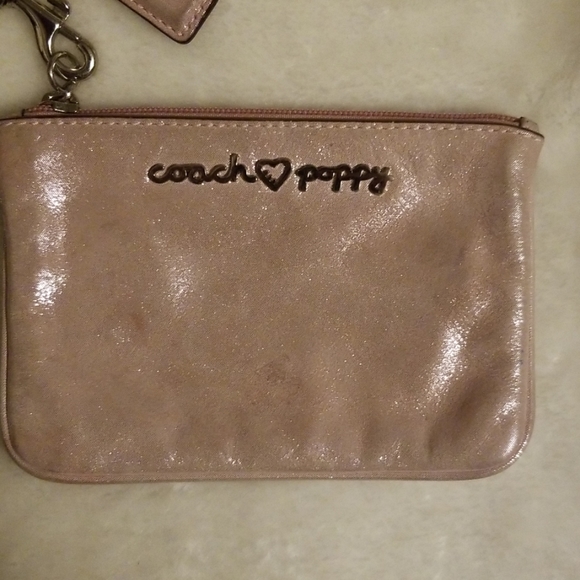 Coach Poppy Iridescent Wristlet - Picture 2 of 5